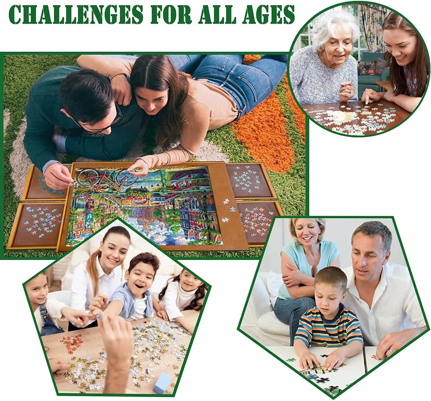 1000pcs Puzzle for Adults Fantasy Toy Shop - Safe Wooden, Hi-Definition Printing Beautiful Drawings, Spend The Winter Vacation and Beautiful Christmas Colorful Puzzle Gifts