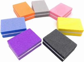 10/25/50Pcs Colorful Nail Files Acrylic Nails Double Side 100/180 Grit Emery Boards for Professional Manicure Pedicure Tool(50Pcs Mix Color)