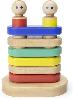 11 Piece Tegu Magnetic Floating Stacker Building Block Set, Big Top