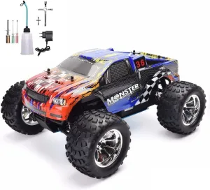 1:10 On Road Racing 90km/h Two Speed Drift Vehicle Toys 4x4 Oil-Powered Gas Power High Speed Hobby Remote Control CarShort Course Rally Monster