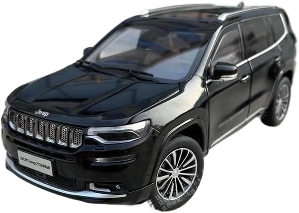 1:18 for Jeeps Grand Commander SUV Alloy Car Model Diecasts Metal Vehicles Collection Souvenir Mini Simulation Toys(White)