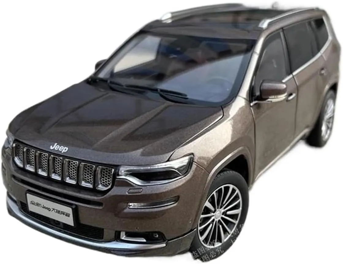 1:18 for Jeeps Grand Commander SUV Alloy Car Model Diecasts Metal Vehicles Collection Souvenir Mini Simulation Toys(White)
