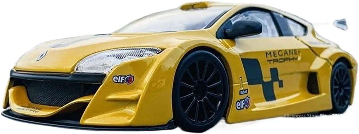 1:24 for Renault Megane Speedway Simulation Alloy Car Model Collectible Ornaments Decorative Souvenirs Mini Simulation Toys