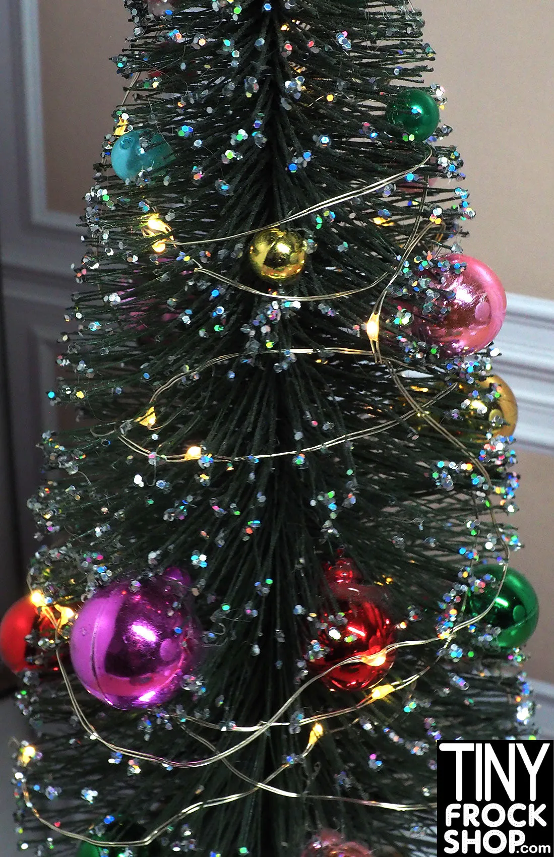 12" Fashion Doll Battery Powered Mini Led Christmas Tree Lights