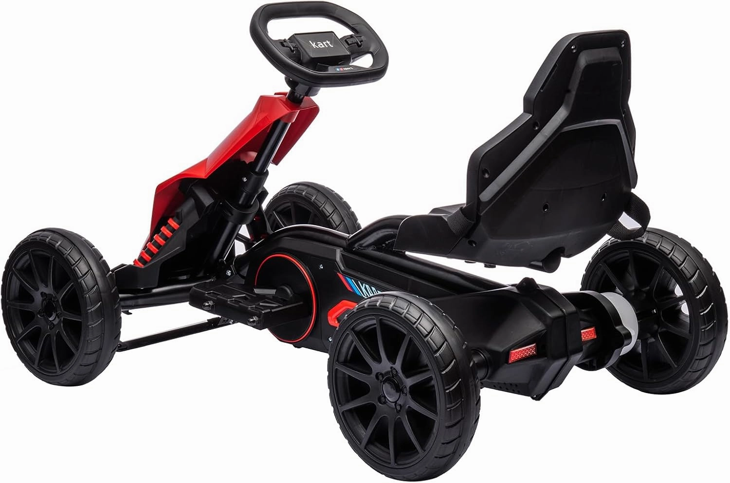 12V Electric Go Kart for Toddlers, Drift Kart with 7Ah Battery 35W Motor, High/Low Safety Speed Max 2.8MPH for Child, Max Load 66lbs, Electric Vehicle Toy for Kids Christmas Birthday Gift