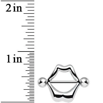 14 Gauge 5/8 Hot Lips Nipple Shield Set