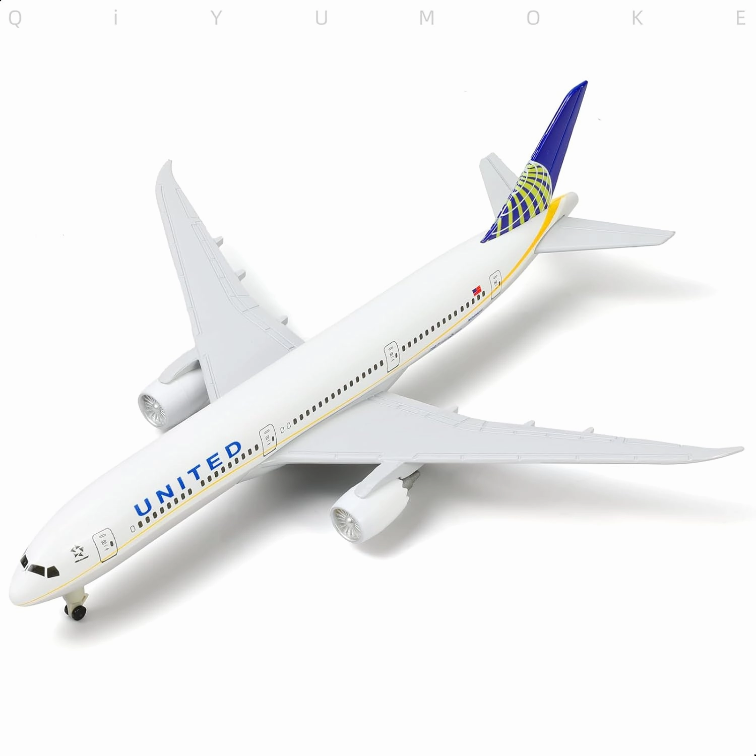 1/300 United 787 Model Airplane -Diecast Metal Plane Model Kits United Boeing 787 (with Stand) Airlines Model for Aviation Enthusiasts Gifts, Display Collection or Desk Decor -8 inches L