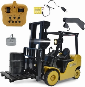 1/8 Scale RC Construction Engineering Forklift Toy Truck with Light/Sound