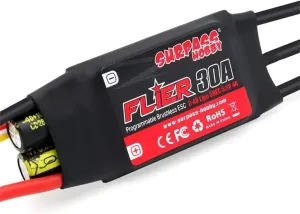 2-4S 30A Programmable Brushless ESC Electric Speed Controller BEC 5.5V 4A for RC Airplane Aircraft Fixed Wing Helicopter