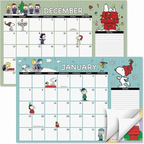 2025-2026 PEANUTS® Desk Calendar Pad, 11-Inch x 16-1/4-Inch Size, Large 24-Month Bookstore-Quality Calendars for Kitchen & Office, by Current