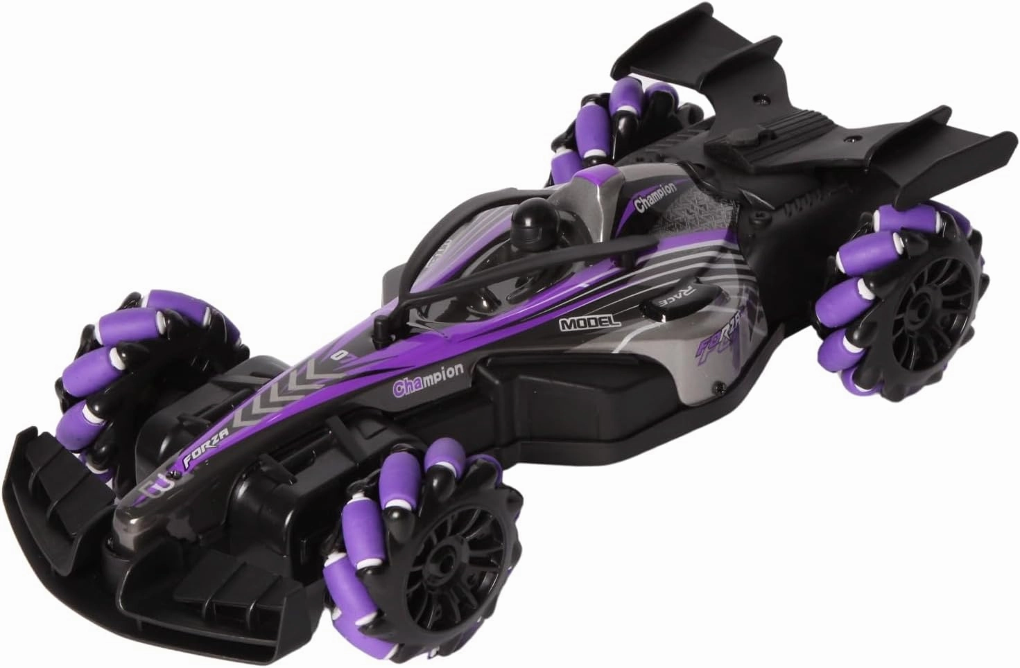 2.4GHz Remote Control Car - 360° Spin High-Speed Drift F1 Formula Racing, with Spray, Music & Light, Toy for Kids 8-12 Year Birthday Coolest Best Toy(Purple)