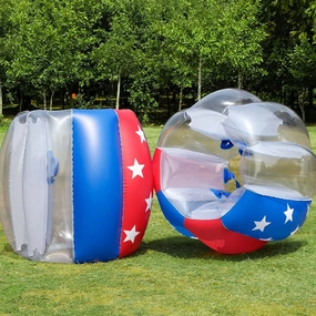 2 Pack Bumper Balls for Adults Teens, Inflatable Human Hamster Ball for Playground, Yard, Park