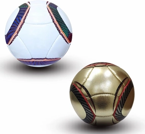 2Pcs 2010 World Cup Soccer Ball South Africa Famous Match Ball Replica, Soccer Ball Size 5, 2010 World Cup Ball is Made from Premium Rexine for a Great Football Game Experience