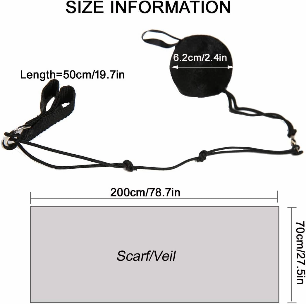 2Pcs Silk Veils Poi Chain Balls Women Belly Dance Poi Streamer Throw Ball Stage Props