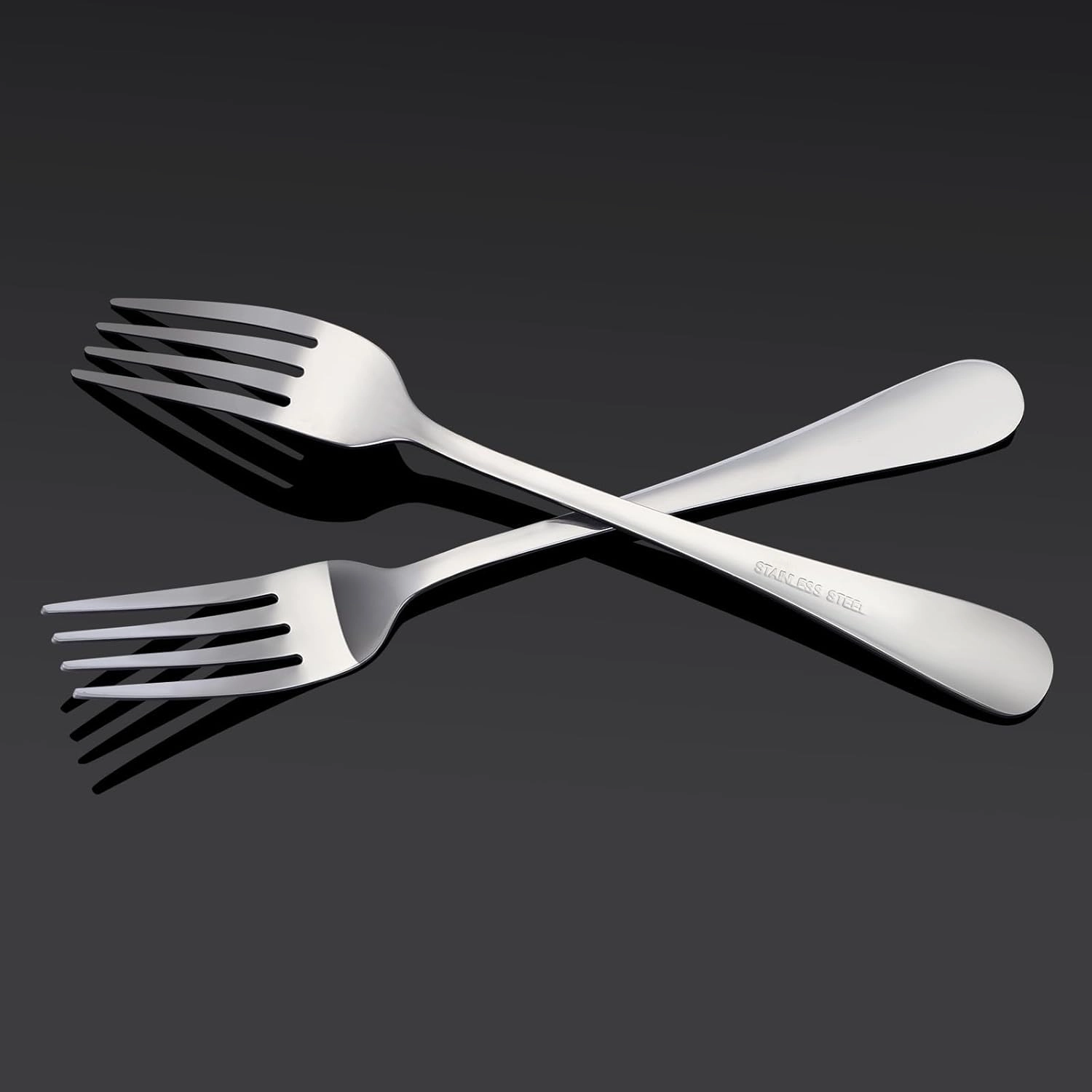 36 Pcs Dinner Forks Set,Targzier Top Food-Grade Stainless Steel Forks Silverware,Mirror Polished Silverware Forks,Dishwasher Safe Stainless Steel Flatware Forks,8 Inches