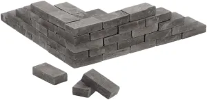 3Bags Brick Model Miniature Bricks for DIY Micro Landscape Decoration for Table Scenery Fairy Garden and Architectural Models