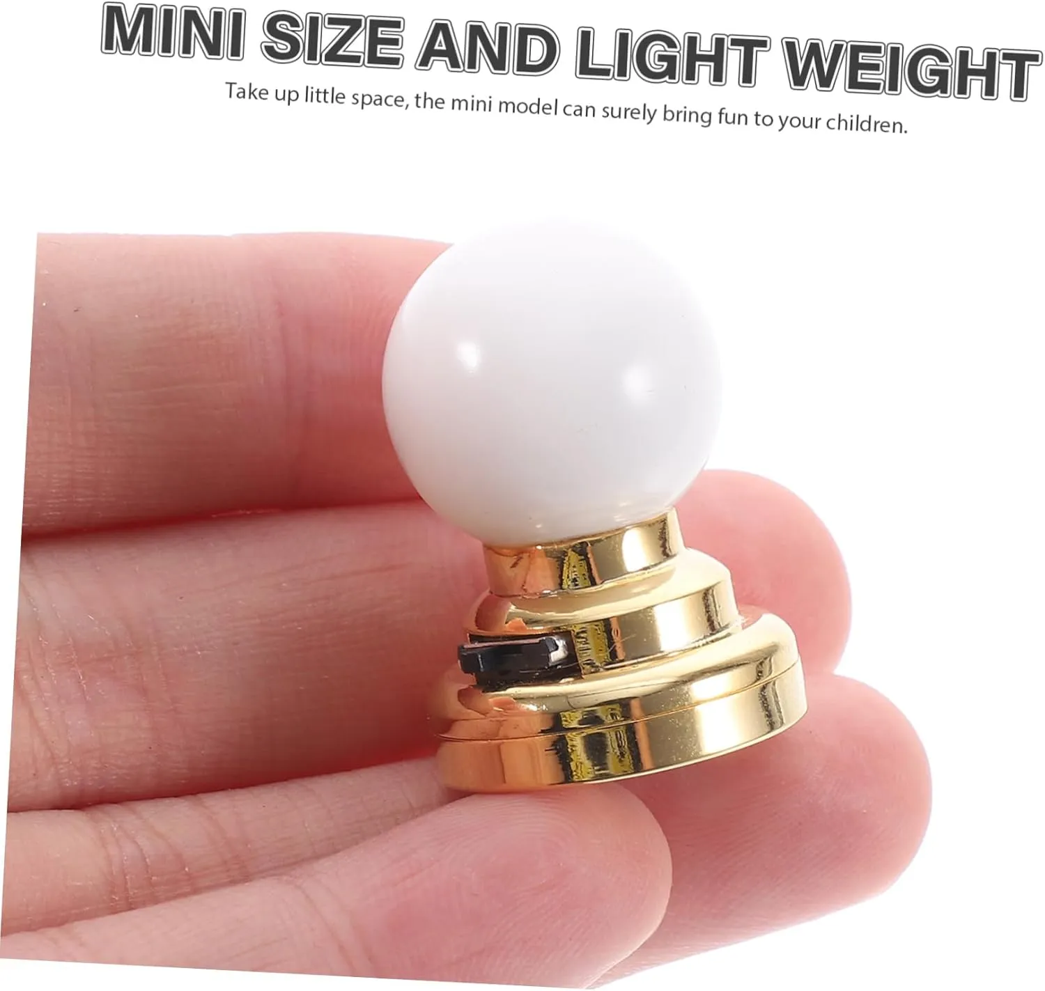 3pcs Miniature Led Ceiling Lamp for Doll House Decor Compact Chandelier Furniture Accessory Ceiling Light for Dollhouse