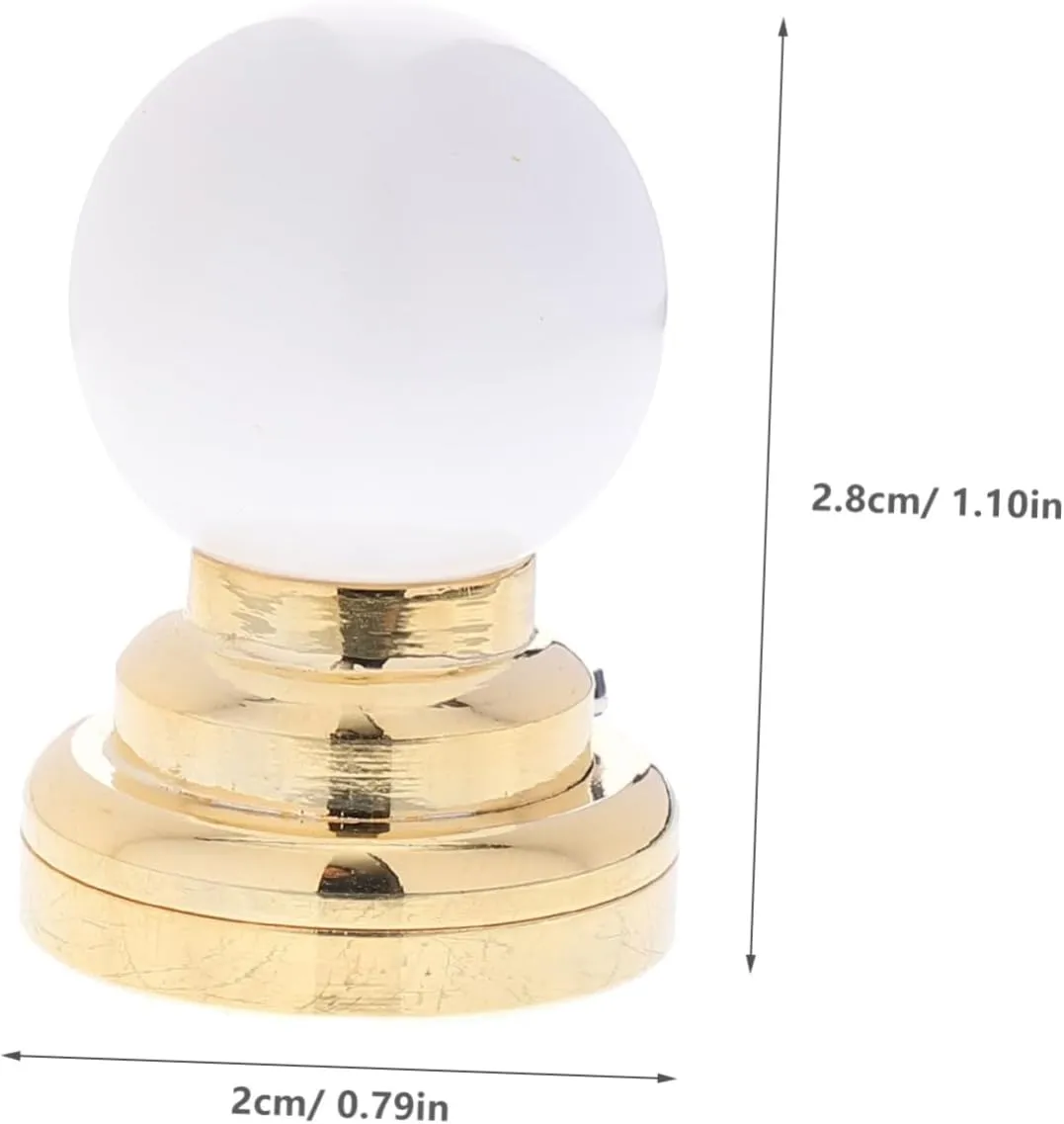 3pcs Miniature Led Ceiling Lamp for Doll House Decor Compact Chandelier Furniture Accessory Ceiling Light for Dollhouse