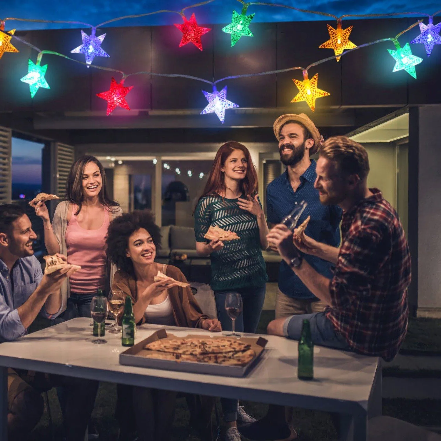 40-LED 13.12FT Star Fairy Lights