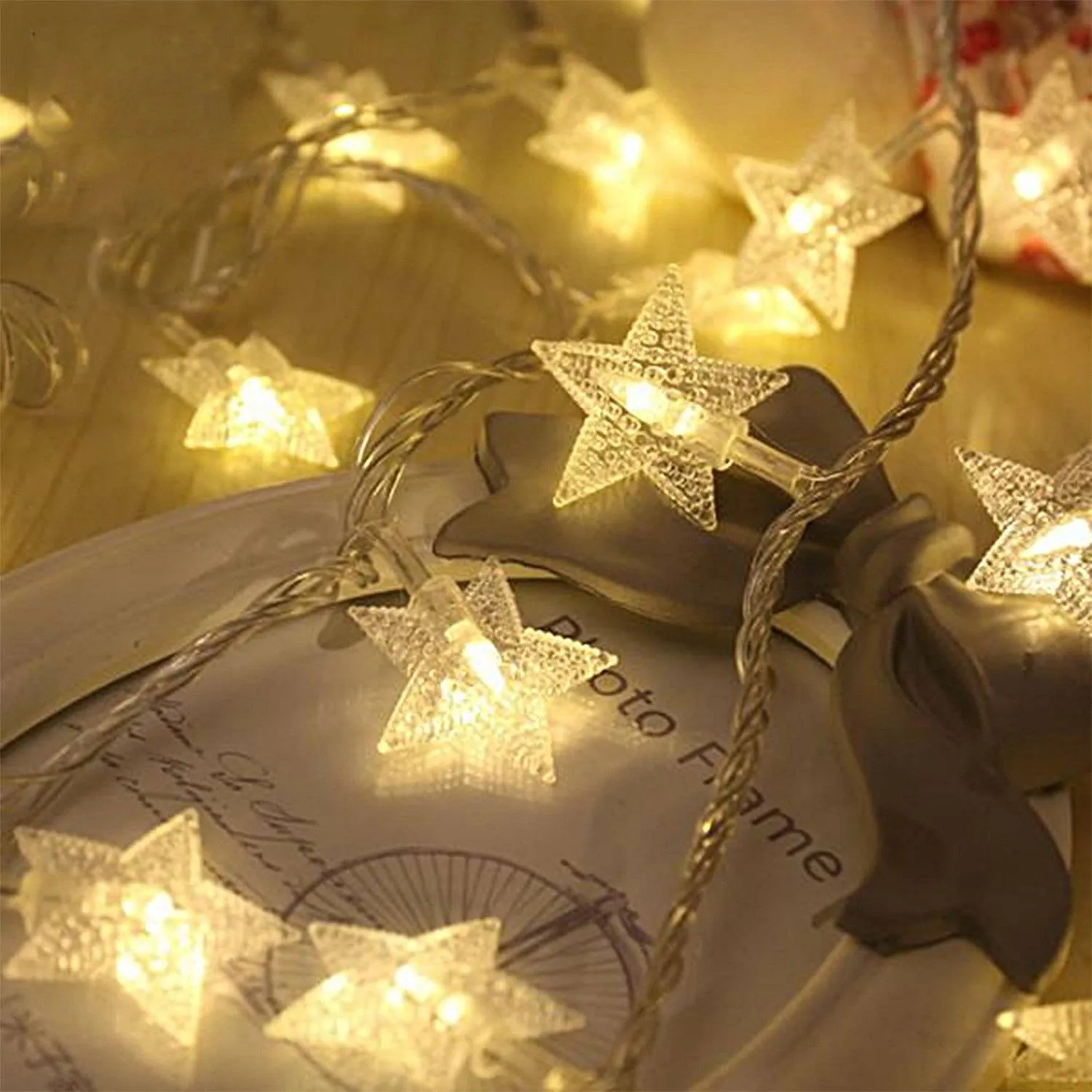 40-LED 13.12FT Star Fairy Lights