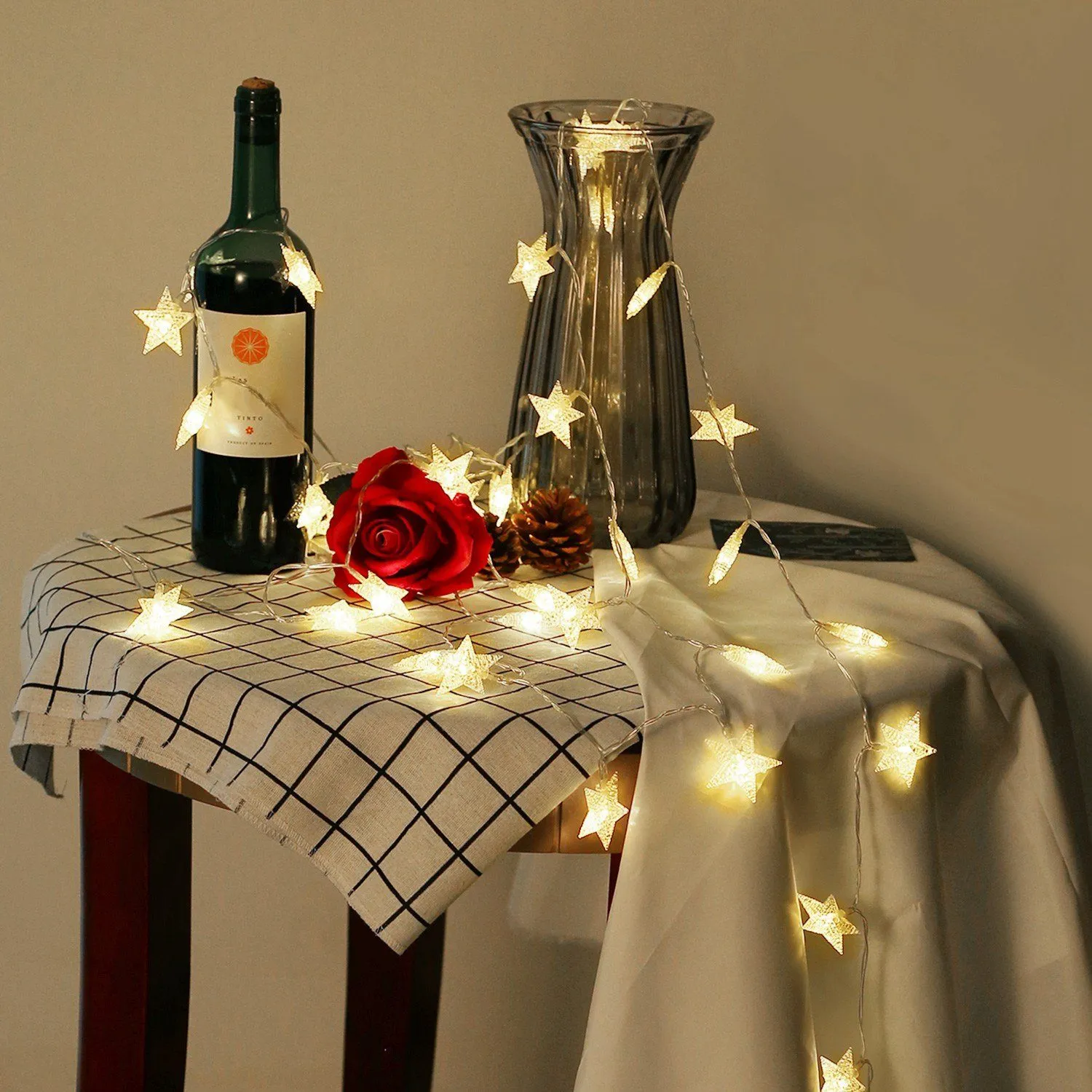 40-LED 13.12FT Star Fairy Lights