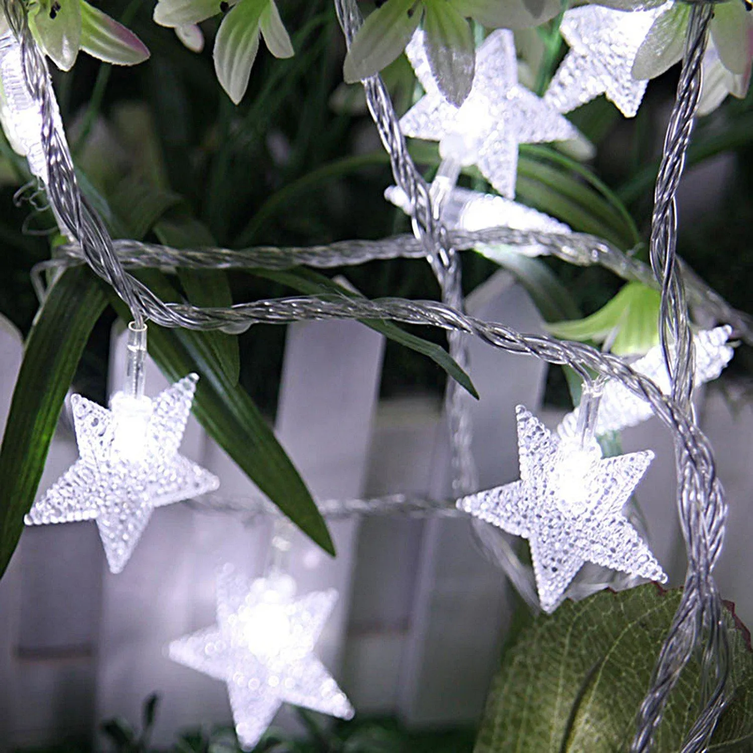 40-LED 13.12FT Star Fairy Lights