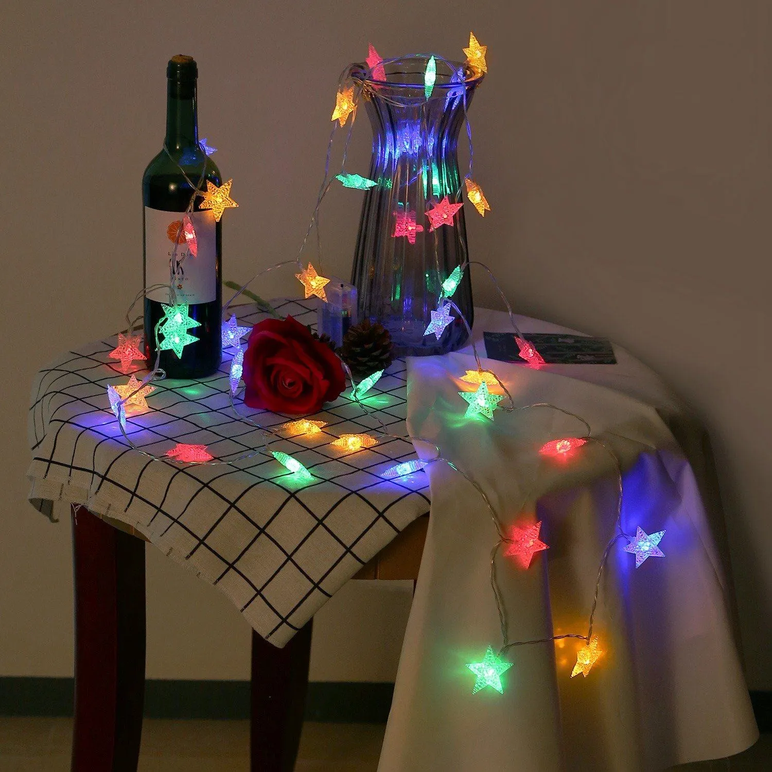 40-LED 13.12FT Star Fairy Lights