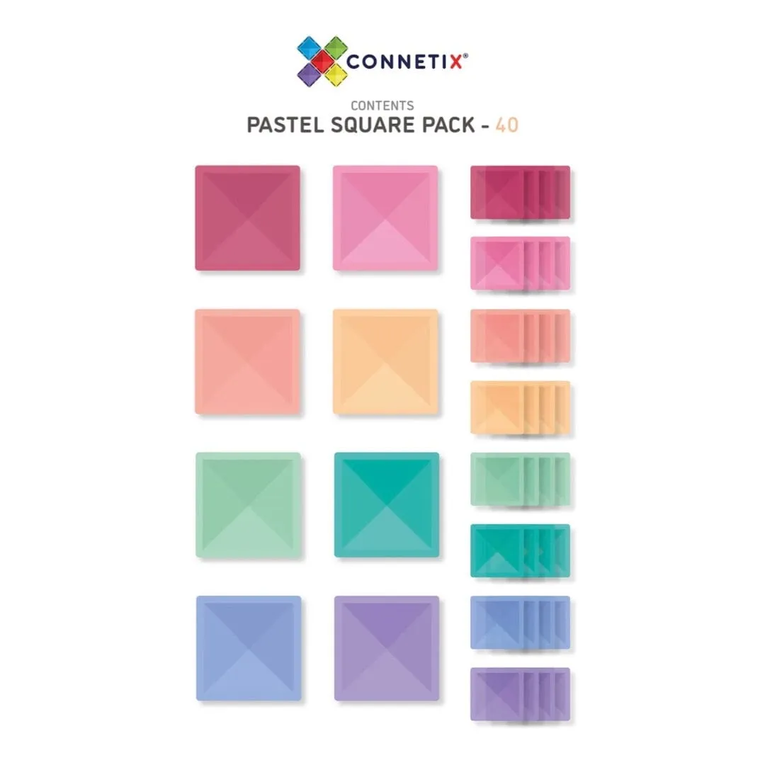 40 Piece Pastel Square Expansion Pack