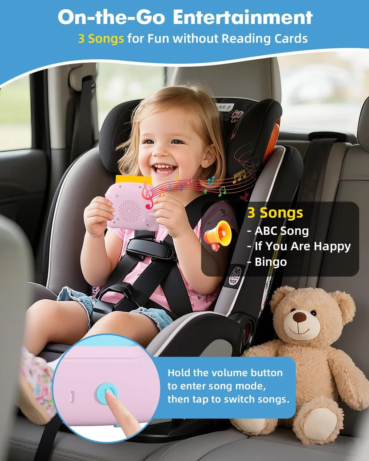 510 Words Toddler Spanish English Talking Flash Cards for 1 2 3 4 5 6 Years Old Boys and Girls, Autism Sensory Therapy Toys for Kids, Leaning Educational Montessori Pocket Speech Toys 1-3 - Pink