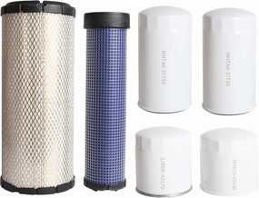 6 PCS Filter Kit, For Kubota Tractor M7060 M6060 Engine V3307-CR-TE4,OE 59800-26110,3A111-19130 Air Filter,HH1C0-32430,HHTA0-37710,1J800-43170 Oil Filter