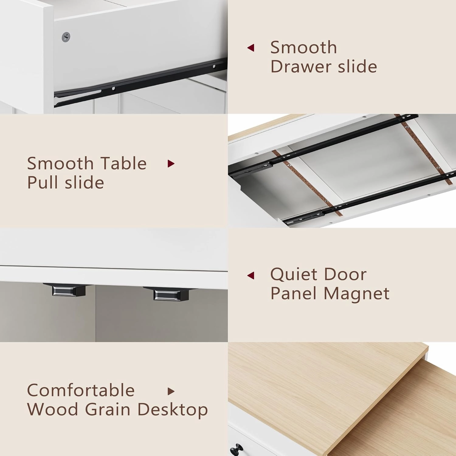 74.5" Rolling Kitchen Island with Extendable Dining Table, Kitchen Storage Cart on Wheels with 2 Drawers, Spice Rack, 4 Door Cabinet for Kitchen, Dining Room, White