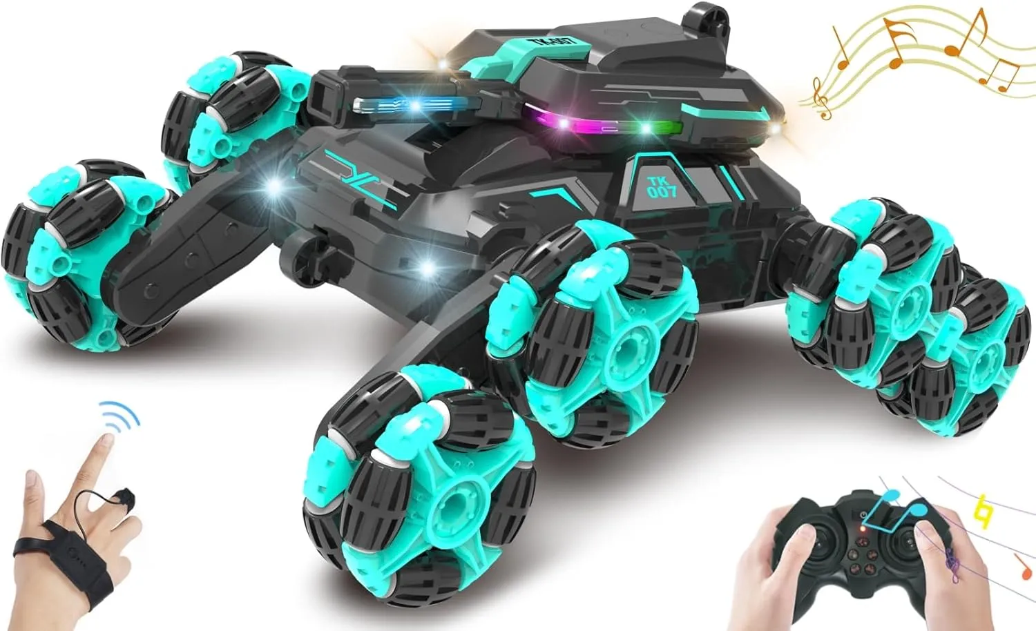 8WD Gesture Sensing RC Car, Toys Gifts for Kids 8 9 10 11 12 Year Old Boys Girls, 2.4Ghz Remote Control Cars for Christmas Birthday Presents