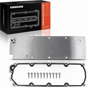 A-Premium LS Gen 4 (IV) Valley Cover Plate Kit, Non AFM/DOD Block Off Plate, Compatible with 2007-2013 Chevy GMC Cadillac Silverado Sierra SUV, LS2 LS3 LS7 L92, 4.8L 5.3L 6.0L 6.2L, Replace # 12598832