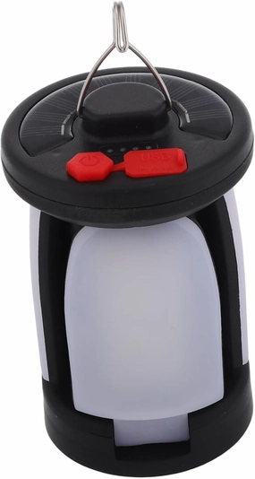 Abs Rubber Solar Camping Lamp Emergency Solar Lights Portable Rechargeable for Outdoor Camping Hiking