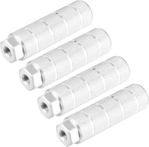 ACROPIX 4pcs Aluminum Alloy Rear Foot Pegs Footrests Universal Silver Tone for BMX MTB Bike Bicycle Fit 3/8 Inch Axles Car Parts