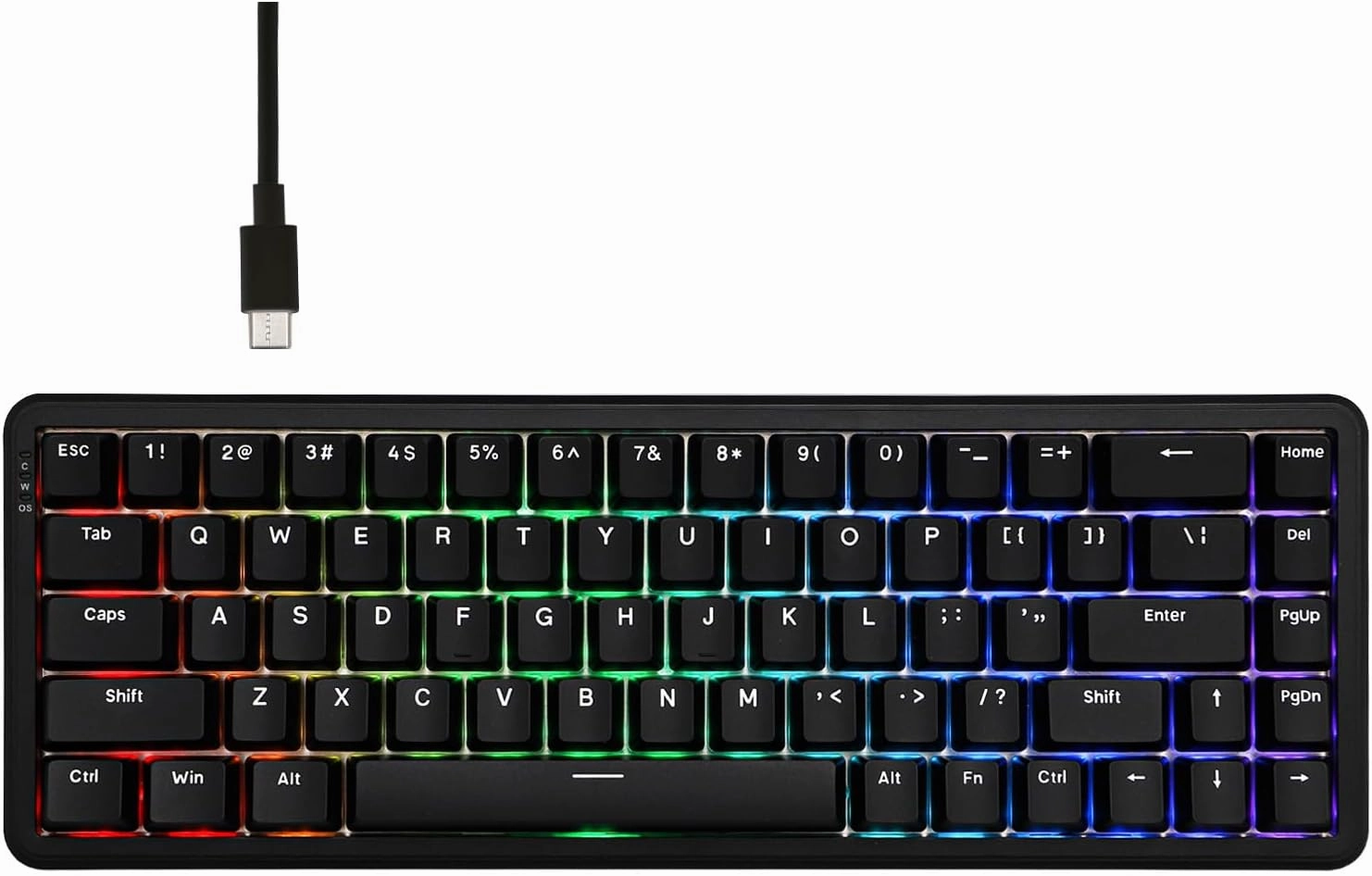AK680 MAX Wired Gaming Keyboard with Hall Effect Switch, Rapid Trigger Magnetic Keyboard with 8K Polling Rate, Top Structure, RGB Backlight (Black)