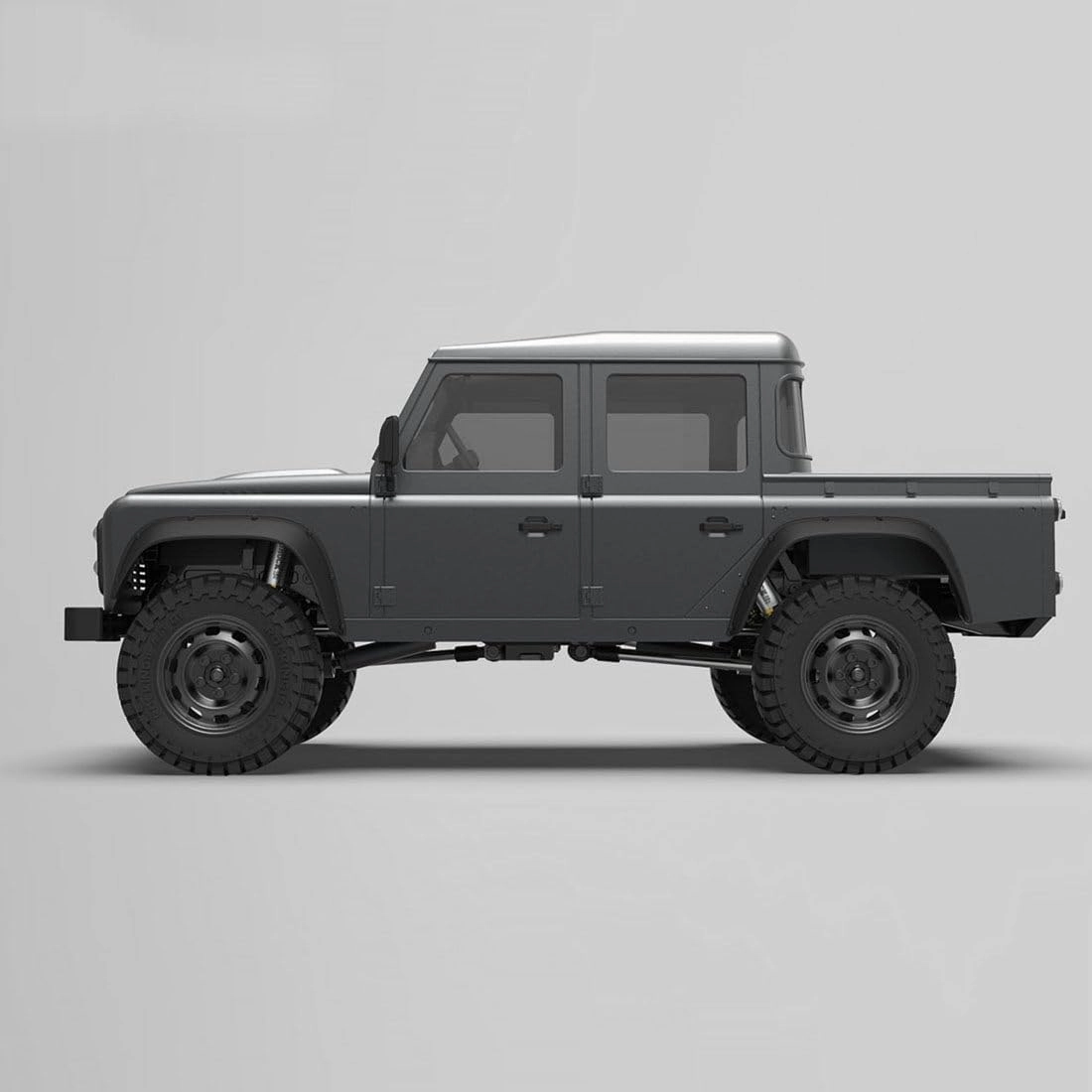 All Metal Electric RC Simulation Off-Road Vehicle, Capo CUB1 1:18 4WD Crawler Pickup Truck Model with Differential Lock and High Low Gears, Suitable As a Gift for Adults and Teens - KIT Version