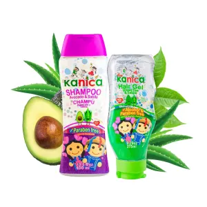 Aloe Vera & Avocado Hair Care Kit - 13.5oz Shampoo   9.29oz Alcohol-Free Gel - Nourishing Products for Kids & All Hair Types - Paraben & Cruelty Free & Harsh Chemical-Free