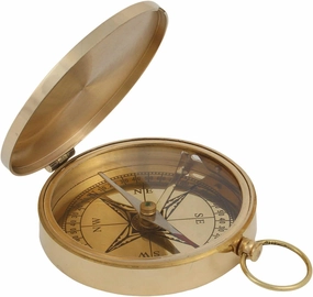 Antique Robert Frost Poem Compass Old Marine Antique Compass Gift Item