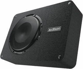 Audison APBX 8 R – 200mm Passive Subwoofer with Passive Radiator, Sealed MDF Box and Double Coil 4 Ω, 400 W Max