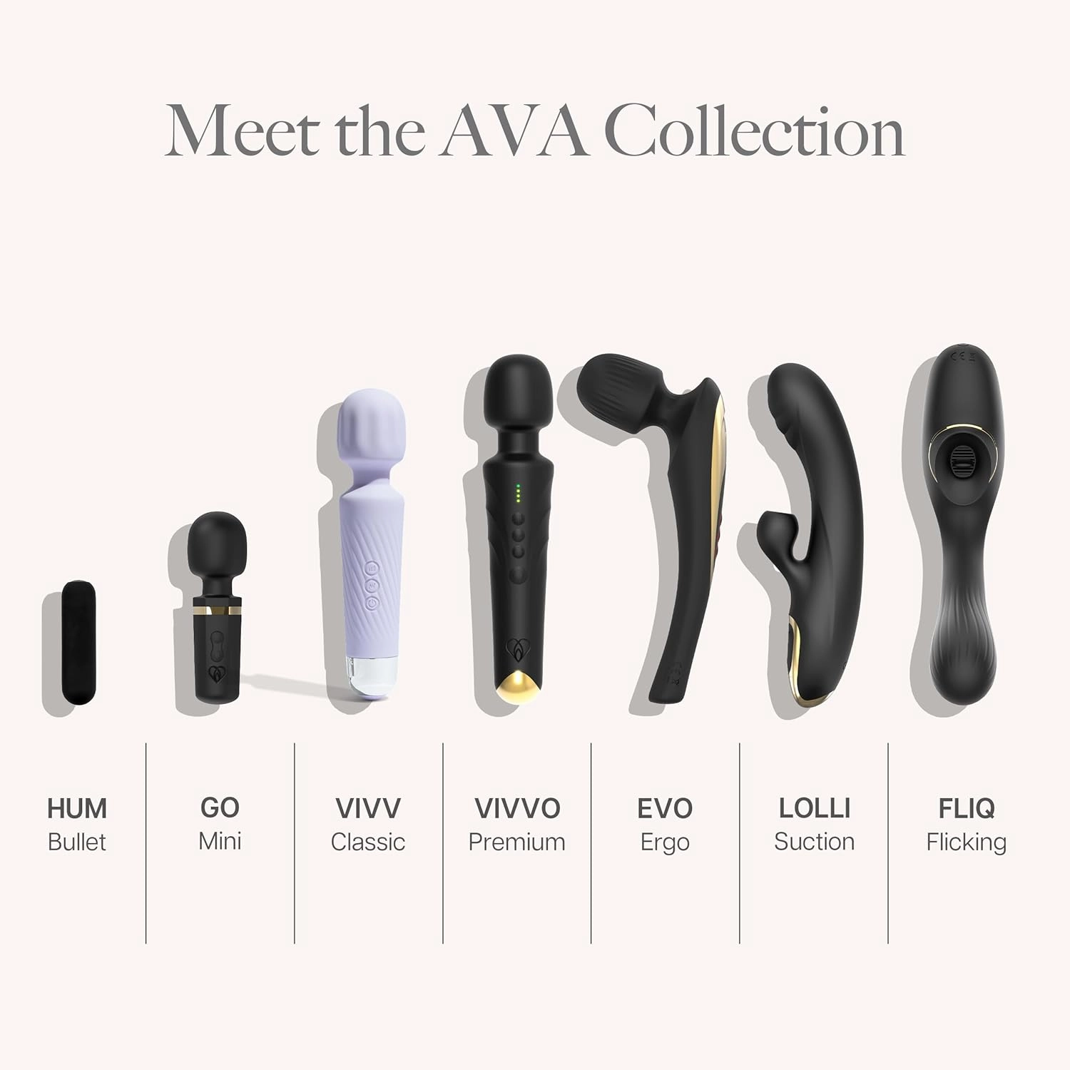 Ava Vibrator Sex Toy - Clit Stimulator Dildo | Vibrators for Women | Adult Toys | Personal Massager Gift for Her | 20 Pleasure Patterns & 8 Speeds | Adult Toy – Standard – Purple