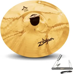 Avedis Zildjian Company 20544 12 inch Custom Splash Brilliant Drumset Cymbal W/ Medium Profile With ZKEY (A20544)