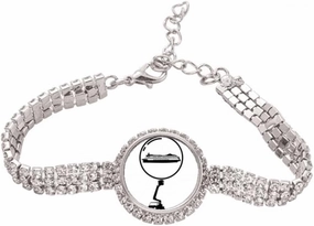Balloon Ferry Transport Vehicle Tennis Chain Anklet Bracelet Diamond Jewelry