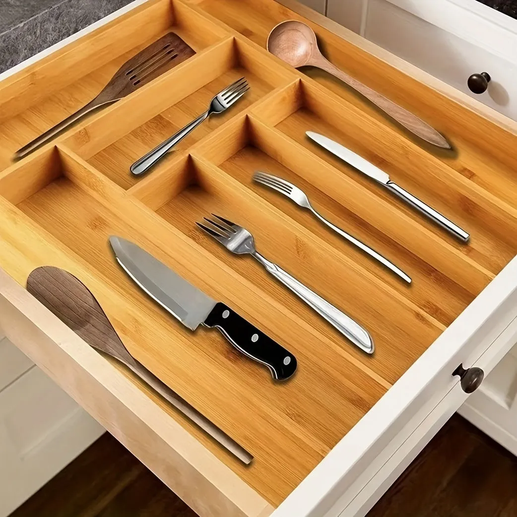 Bamboo Drawer Organiser