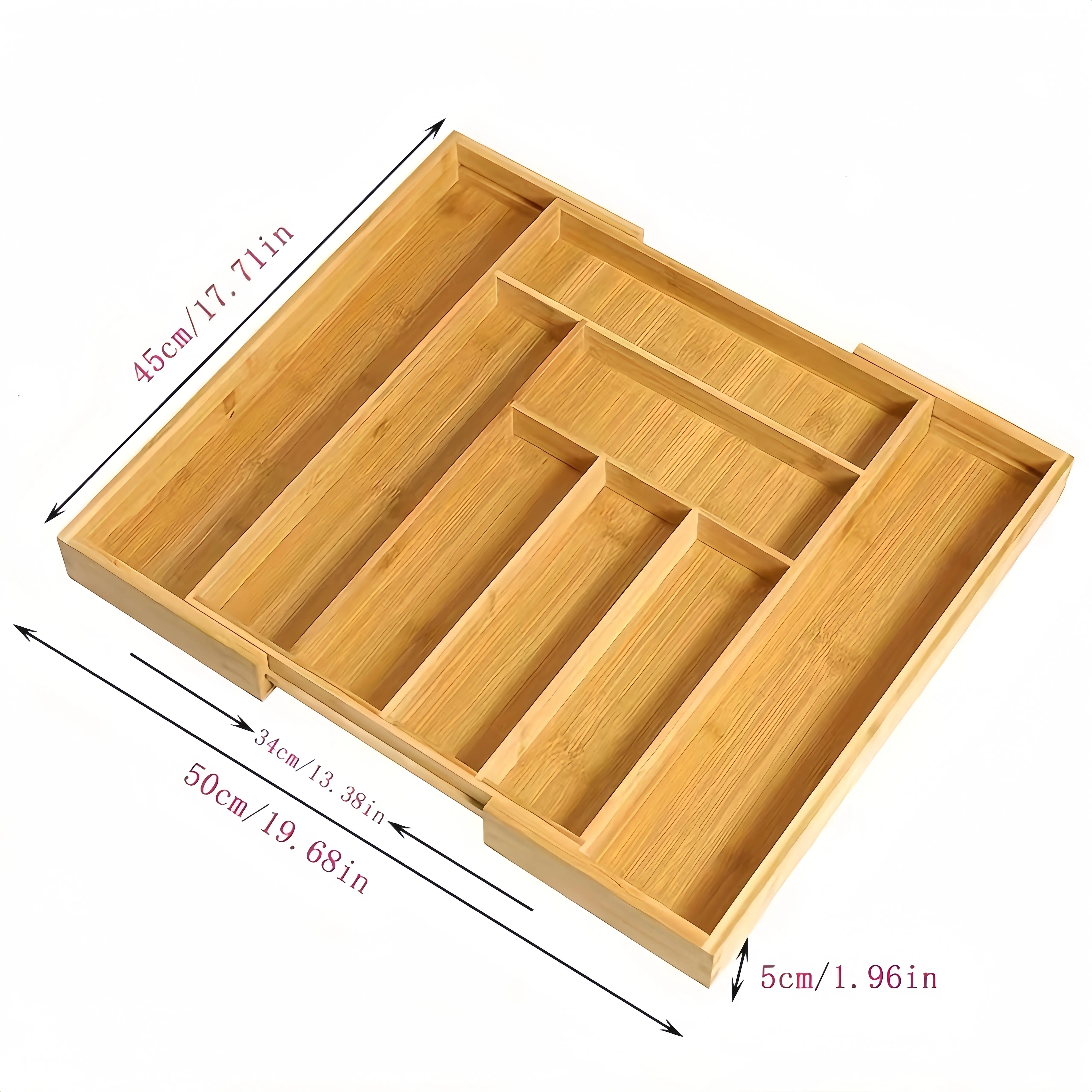 Bamboo Drawer Organiser