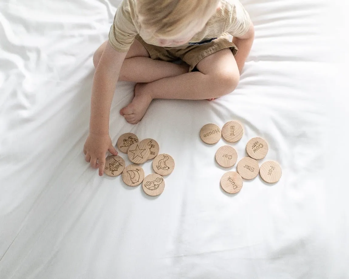 Bannor Mini Sight Words Matching Tiles