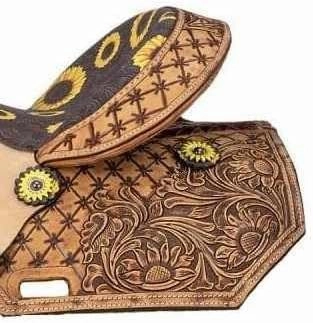 Barrel Racing Western Wooden Tree Horse Saddles Handmade Premium Leather Comfort Horses Trail Equestrian Tooled Carved Horse Saddle Riding Size: 10-18 inches Seat, KT09