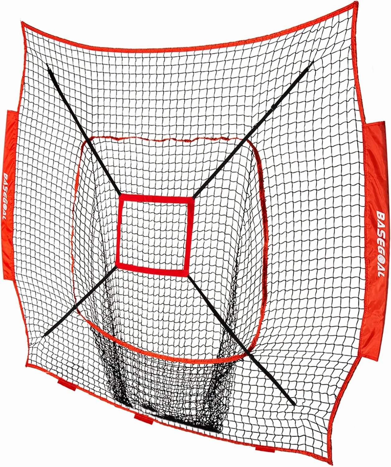Baseball & Softball Replacement Net 7ft x 7ft (NET ONLY),Heavy Duty Knotless for Baseball Pitching Hitting and Throwing Practice