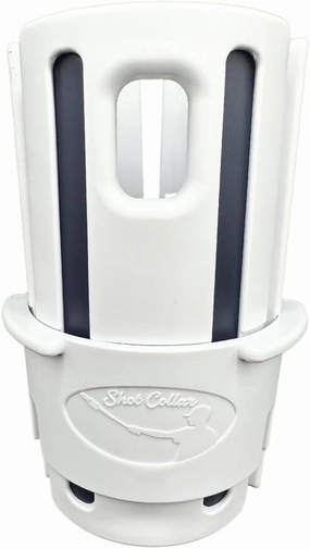 Bat Weight 16 to 24 oz | Easy On/Easy Off (Twist or Tap Off) Baseball Bat Weight | Customize Colors to Match Equipment or Team (16, 20, 24 Ounces) – White