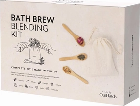 Bath Tea Kit by OurHands - DIY Kit to Create Natural Bath Products with Soothing Ingredients - Includes 9 Botanicals, Tools, and Detailed Recipes - Perfect for Relaxation and Sensitive Skin